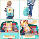 Pet Grooming Playset™ - Rucksack voller Spaß - Tierpflege-Set für Kinder