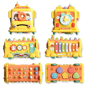 Cartoon Bus Toy™ - Bus voller Fantasie - Multifunktionales Spielzeugauto