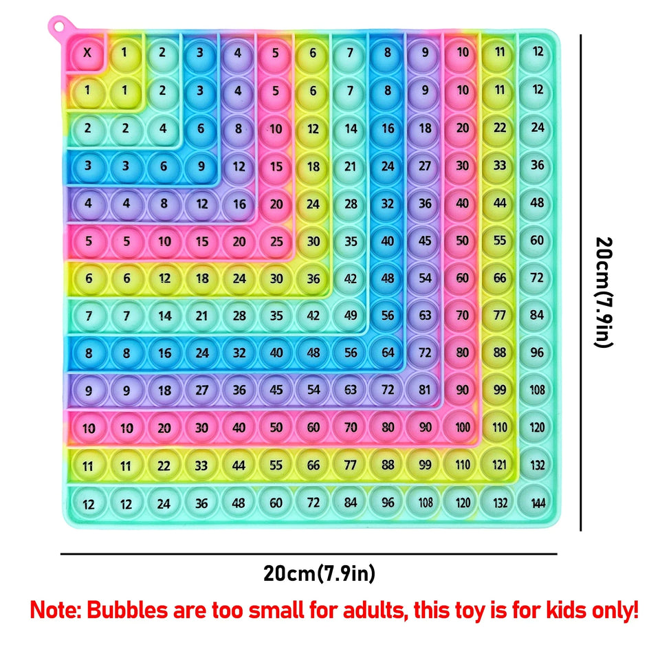 Multicolor Fidget Board™ - Forbedr dine matematiske færdigheder - Reken Fidget Board