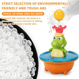 Light Up Crocodile Bath Toy – Interaktivt & vandleg – Krokodille-springvand, bade-legetøj