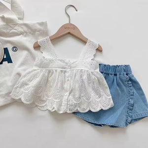 Mini Fashion™ - Niedliches Mädchen-Spitzen-Set