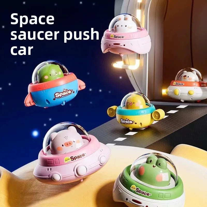 Push and Go UFO Toy – Motorik & Spiel – UFO Spielzeug