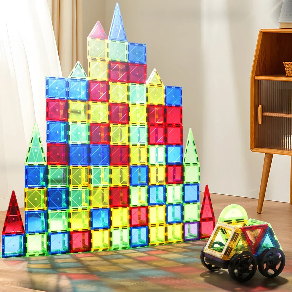 Magnet Toys™ - Udvikl kreativitet - Magnetiske byggeplader