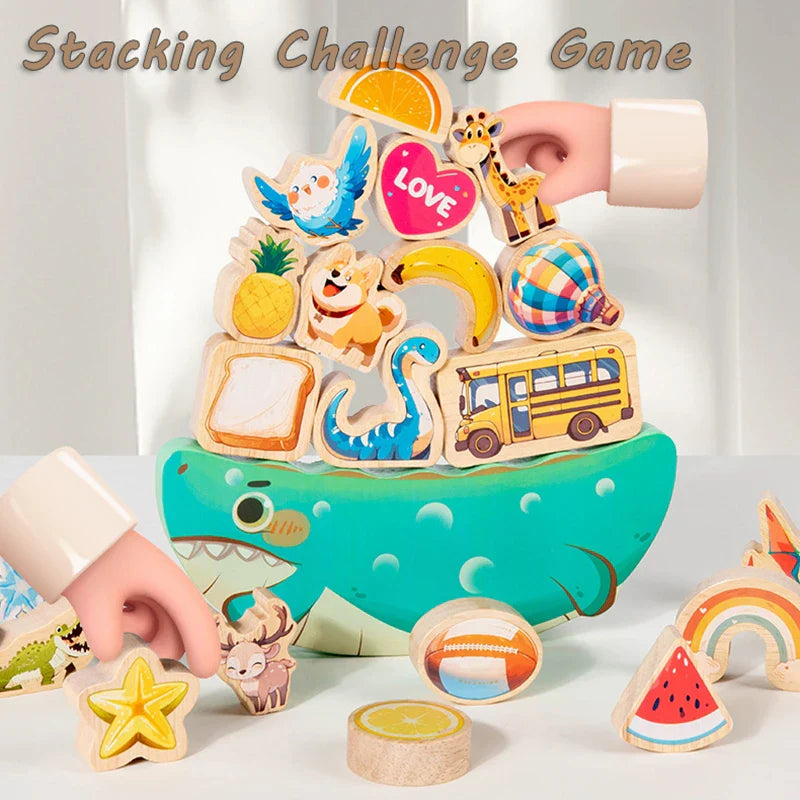 BalanceBuddies – Pädagogisches Gleichgewichts- und Stapelspiel für Kinder