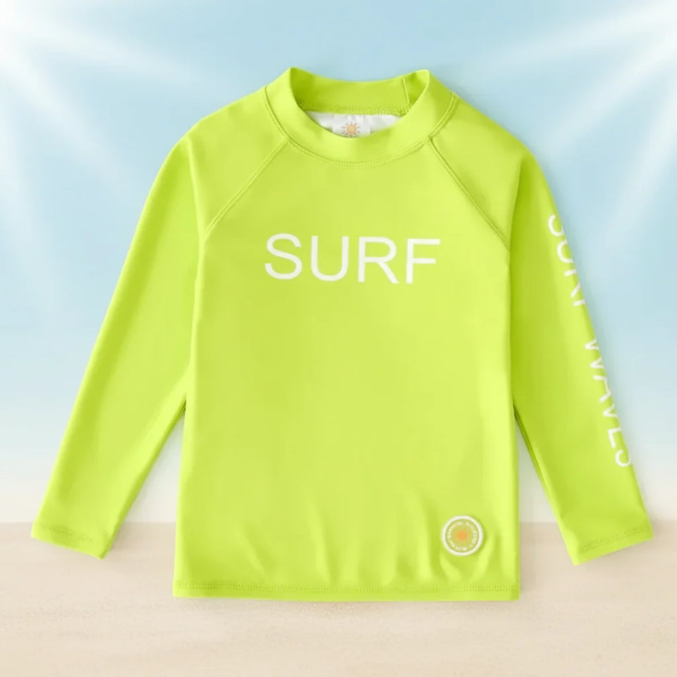 SunShield – Schützend & Flexibel – Langärmliges Surfshirt für Kinder mit UPF 50+