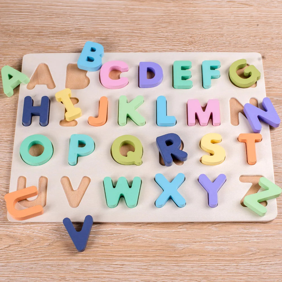 AlphaBlocks – Holz & Lernspielzeug – 3D-Buchstabenpuzzle