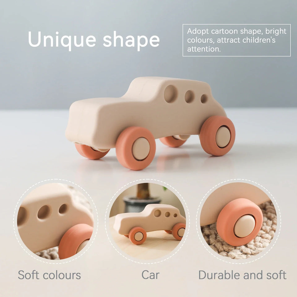 Mini Motion™ – Rollen und Beißen - Fahrzeugspielzeug aus Silikon