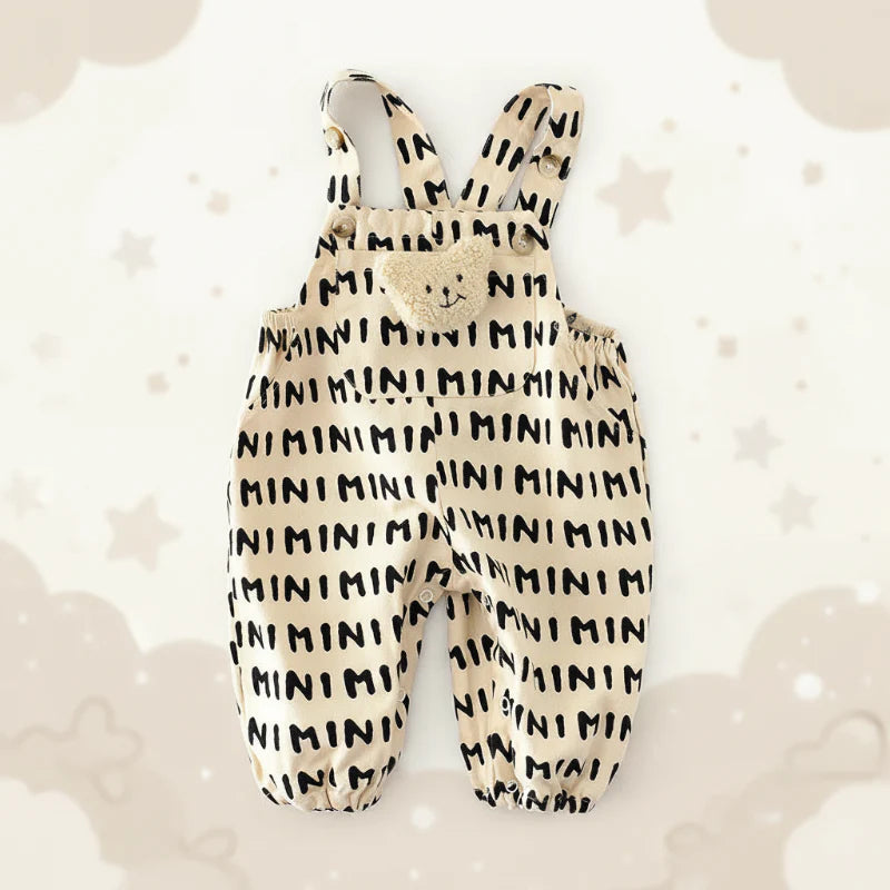 Striped Overall Romper – Weich & Bequem – Kinder-Jumpsuit