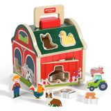 Farm Sort™ – Mal- und Formspaß - Bauernhof-Sortierspiel aus Holz