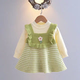 Mini Fashion™ - Niedlicher Look - Langärmeliges Kleid