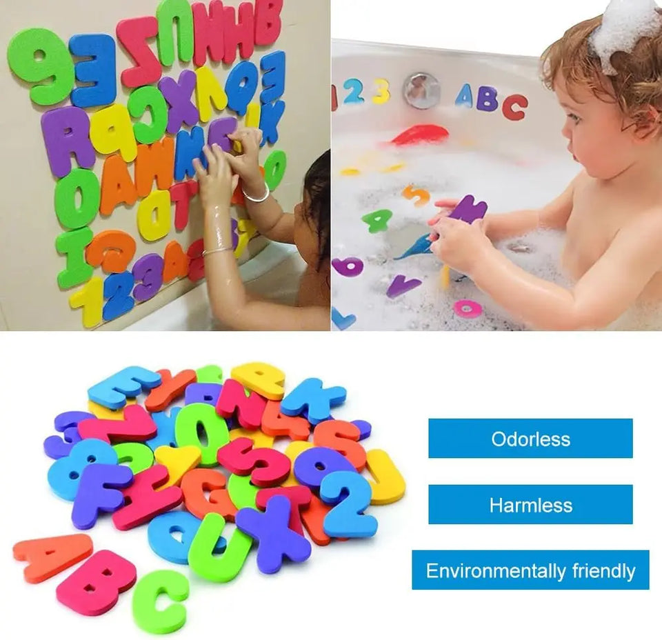 Colorful Bathing Letters™ - Bildung & Spaß - Bunte Badebuchstaben