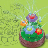 Aqua Bloom - Drehen & Spritzen – Wasserspielzeug Blumensprinkler
