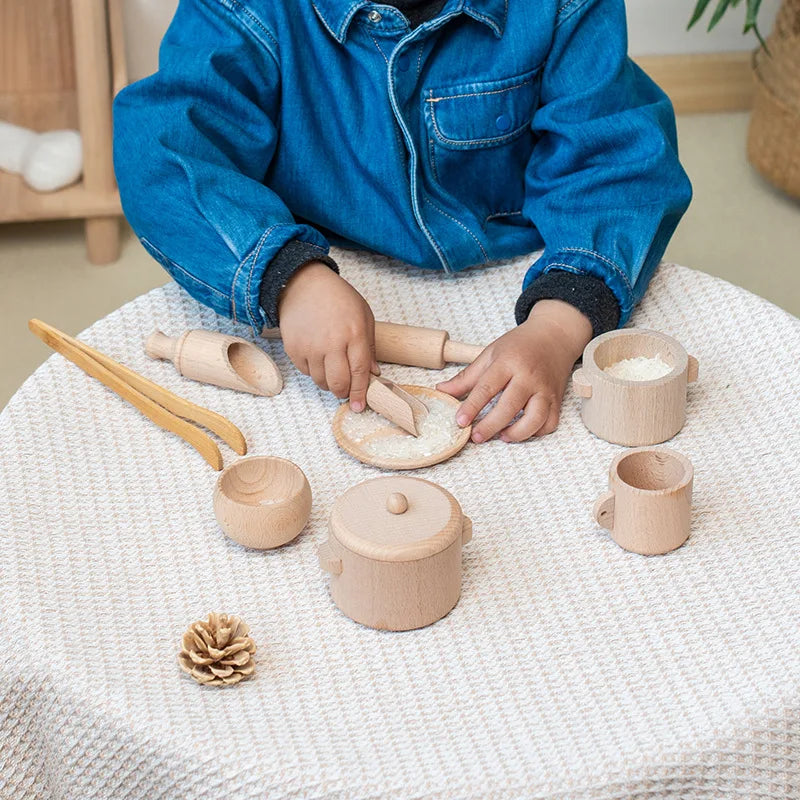 MiniMasterChef – Lehrreich & Unterhaltsam – Spielset „Holzküche“