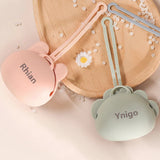 Personalized Pacifier Case – Graviert & praktisch – Personalisierter Schnullerhalter