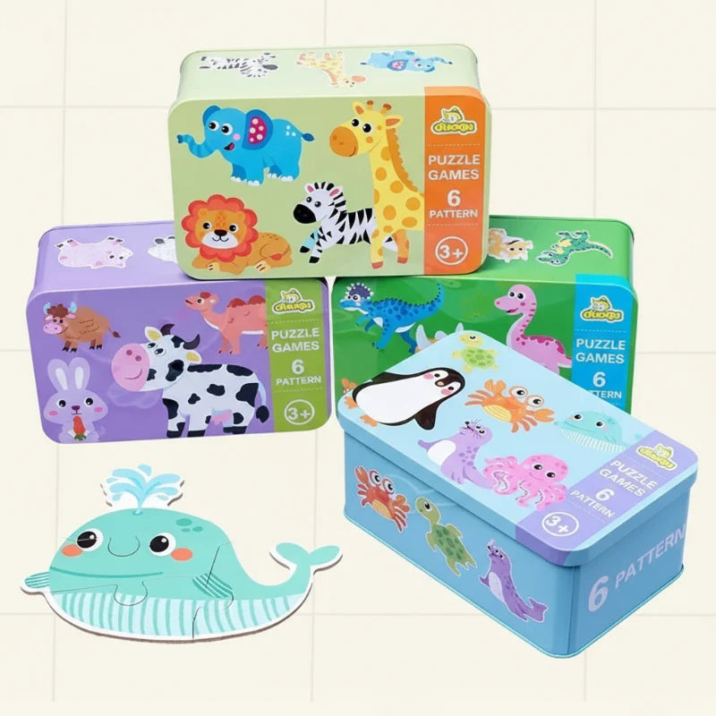 BrainBox – Lernen & Spielen – 3D-Holzpuzzle