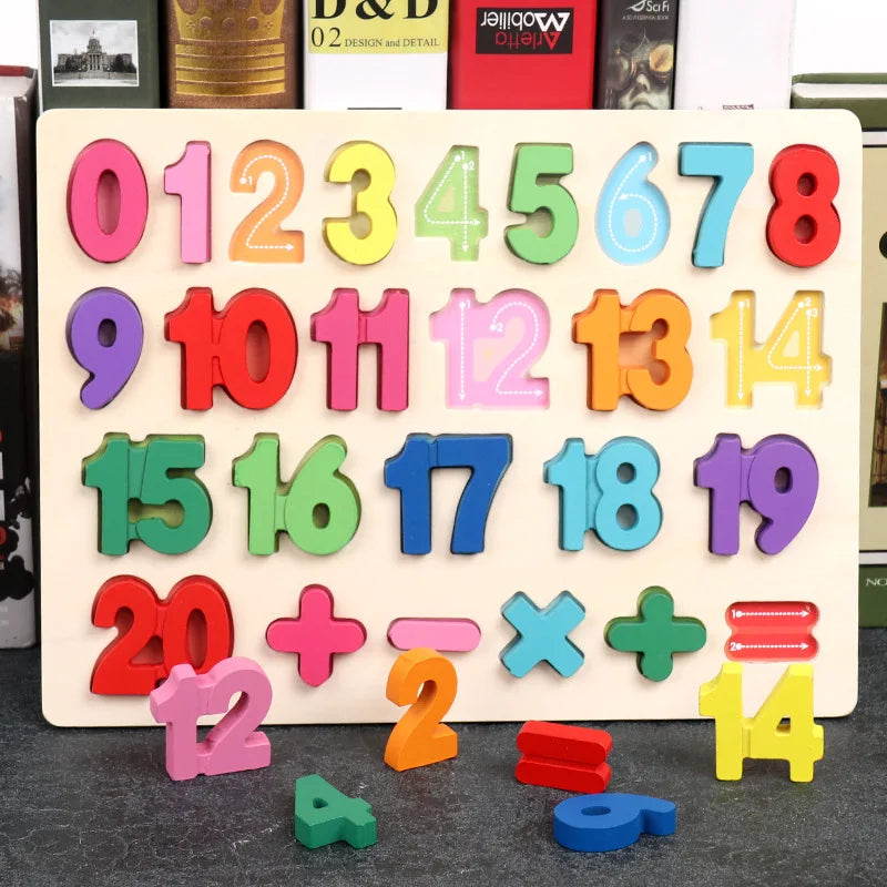 AlphaBlocks – Træ & Pædagogisk – 3D-bogstavpuslespil