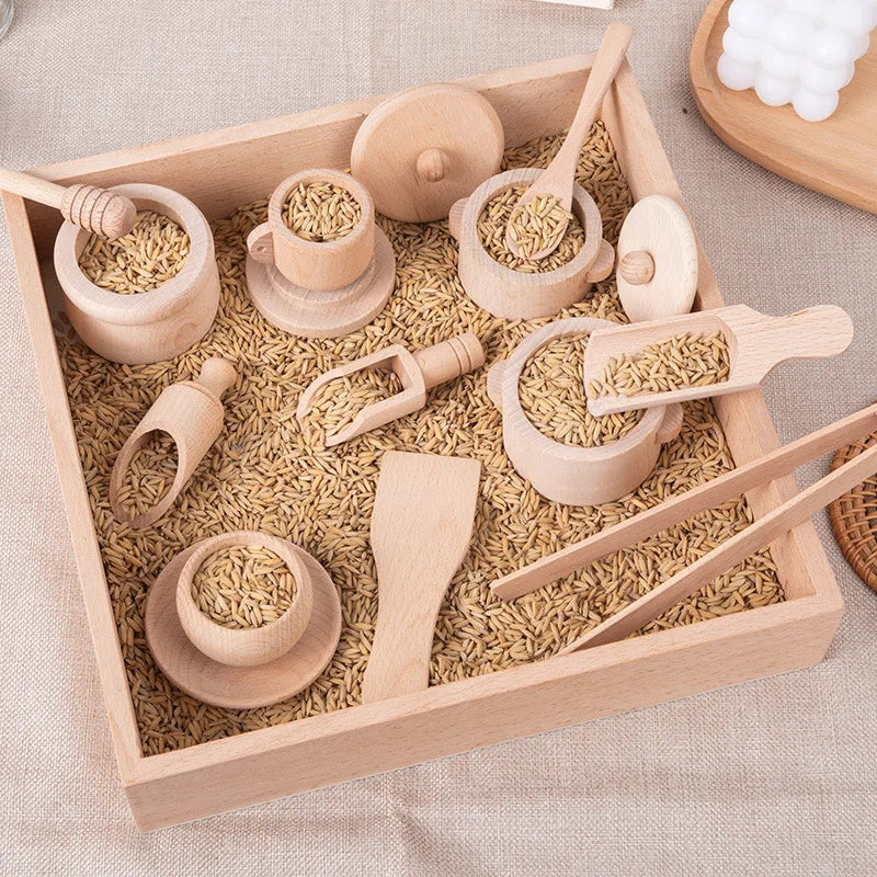 MiniMasterChef – Lehrreich & Unterhaltsam – Spielset „Holzküche“