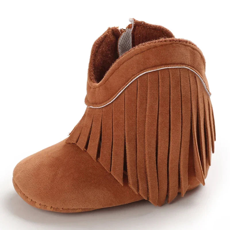 Mini Fashion™ - Sejt Look - Cowboystøvler til piger