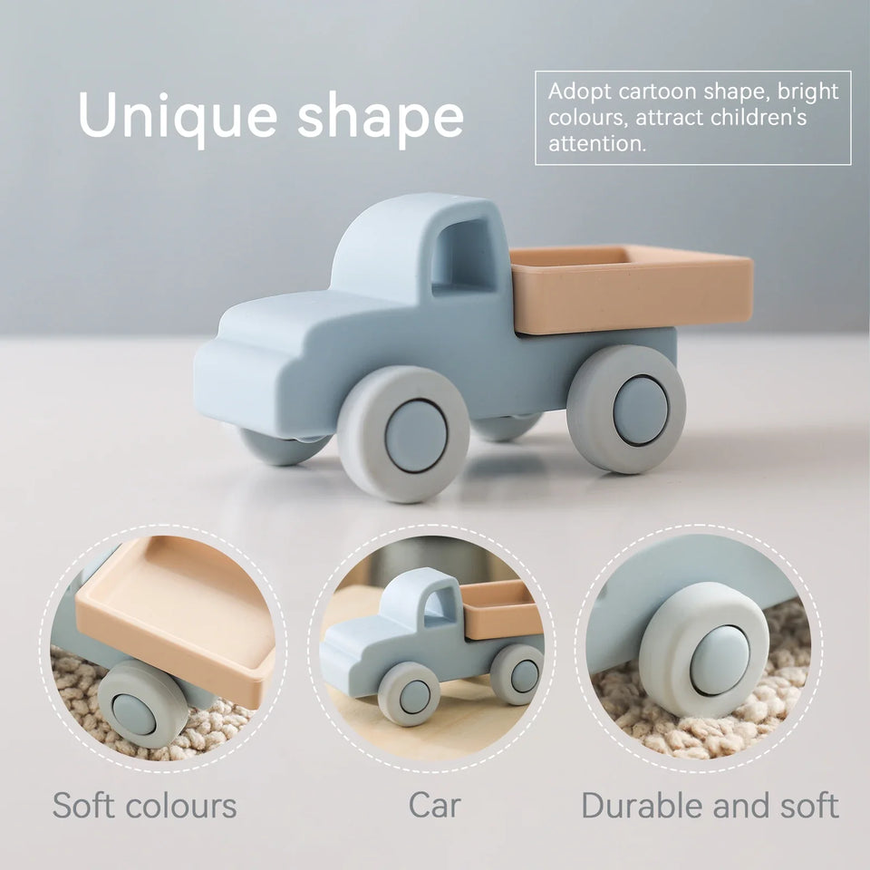 Mini Motion™ – Rollen und Beißen - Fahrzeugspielzeug aus Silikon
