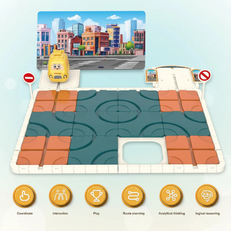 ThinkFun – Logisches Denken & Konzentration – Zug-Puzzlespiel