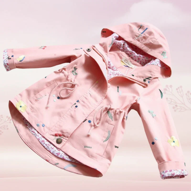 Girls Windbreaker Jacket – Let og stilfuld – børnejakke