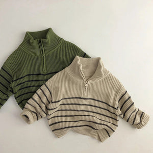 Mini Fashion™ - Einfacher Reißverschluss - Kinder Pullover mit Reißverschluss