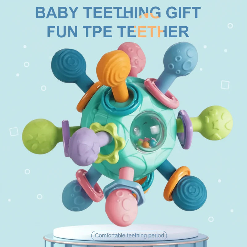 CalmChew – Weich & sicher – 3-in-1-Silikon-Beißring