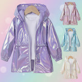 LumiBreeze – Glänzend & Leicht – Kinder-Regenjacke mit Kapuze