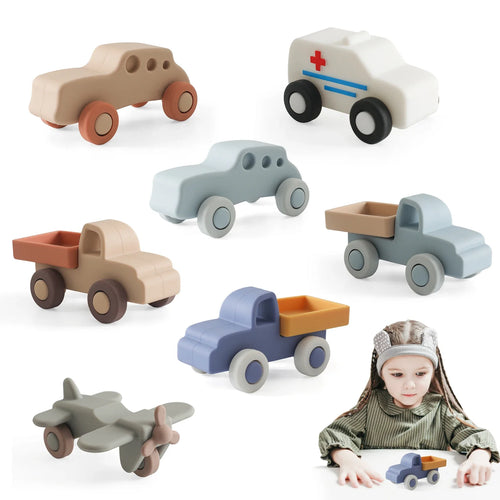 Mini Motion™ – Rollen und Beißen - Fahrzeugspielzeug aus Silikon