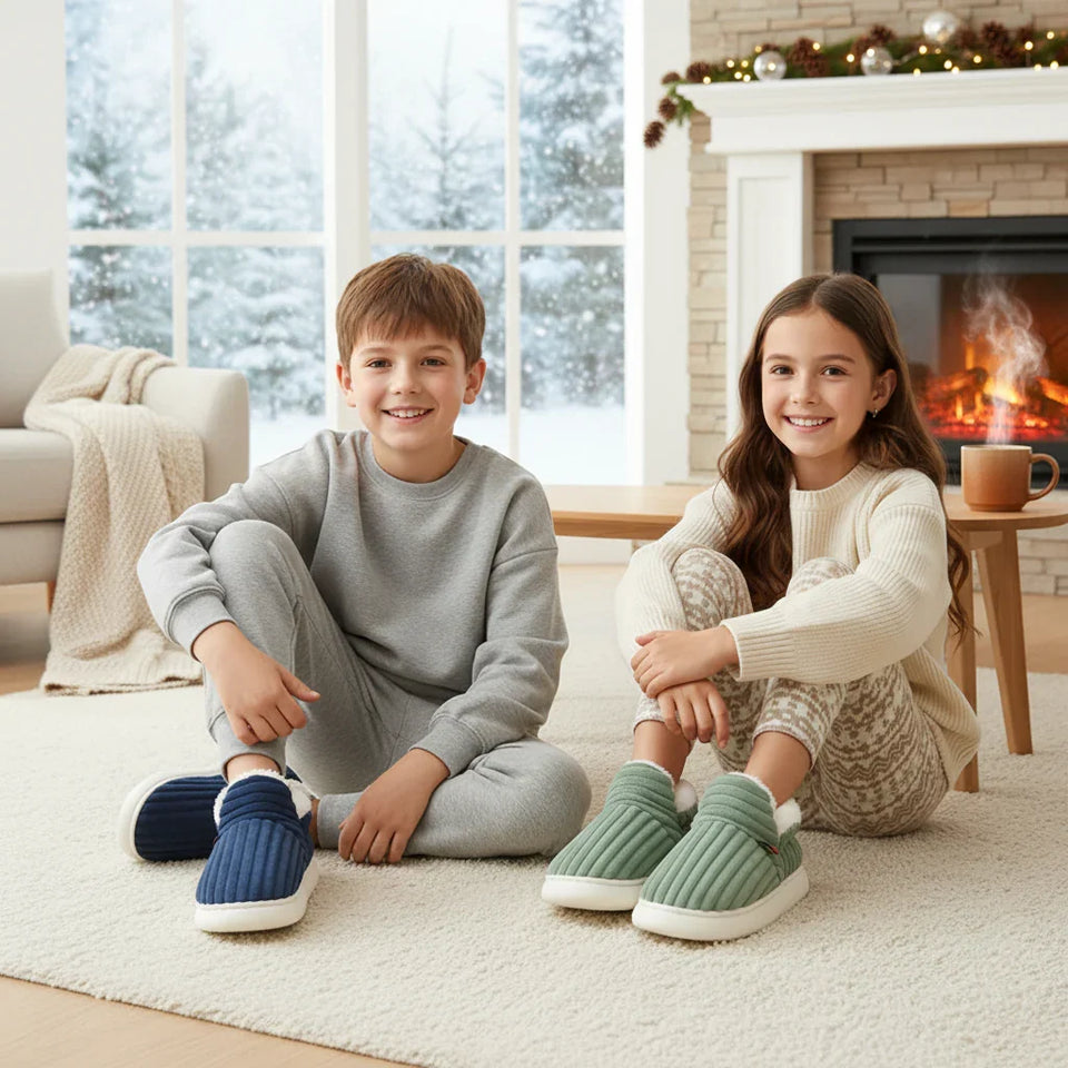WarmNest – Blød og varm – Skridsikre hjemmesko