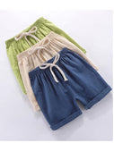 Mini Fashion™ - Hurtigtørrende materiale - Bomulds-linned shorts