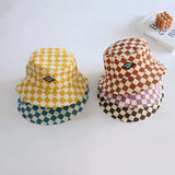 Bucket Hat – Niedlich & schützend – Kinderhut mit Karomuster