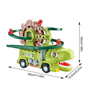 Dino Slide Truck™ - Klettern und Flitzen mit Dinosauriern! - Dinosaurier-Truck