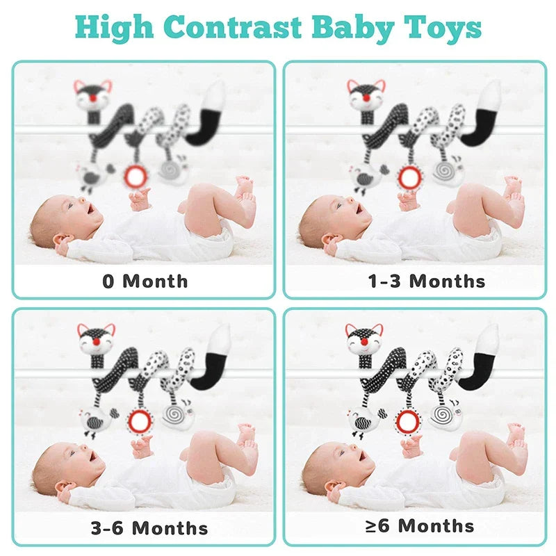 Baby Spiral Toy™ - Legetøj til autostol og barnevogn