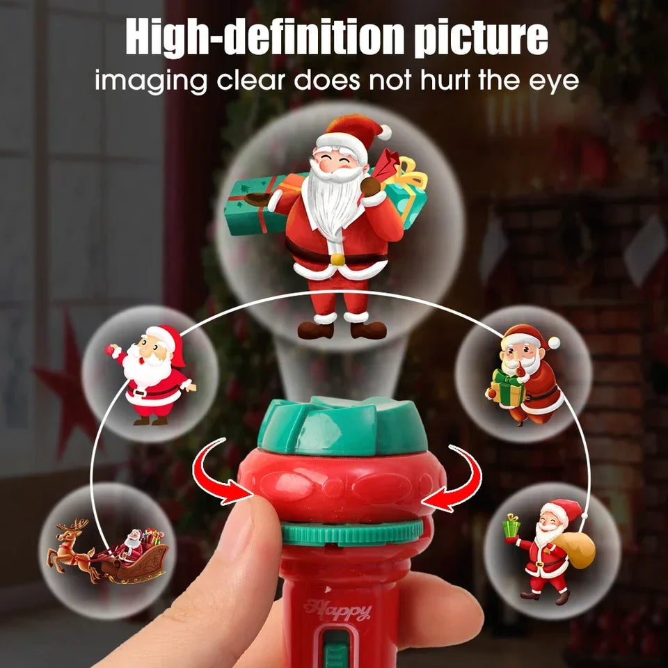 Xmas Projector Light™ - Sjov med lys - Lommelygte med juleprojektion