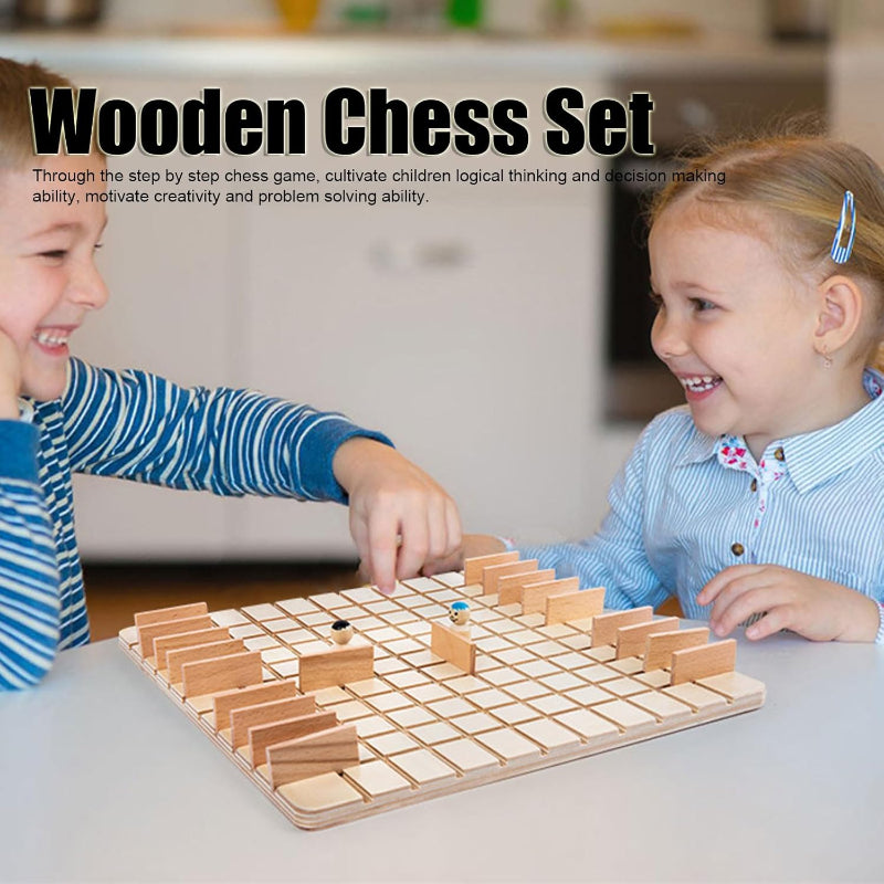 Wooden Chess Puzzle Game – Strategie & Denken – Brettspiel