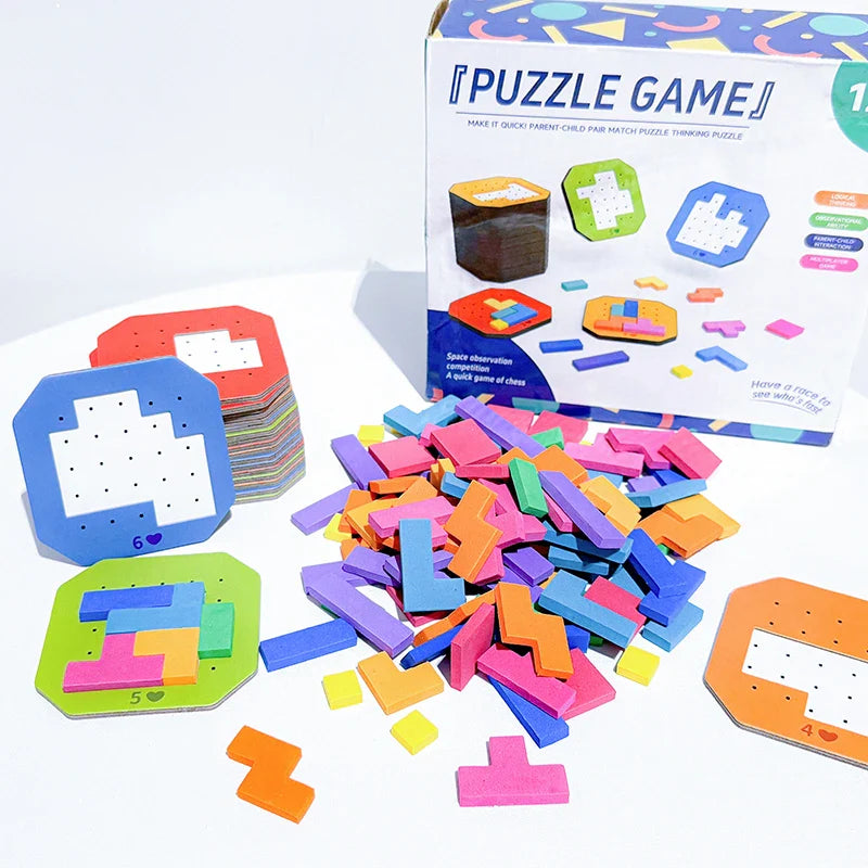 Colorful Tangram Puzzle™ - Kreativität und Lernen - Tangram-Puzzles