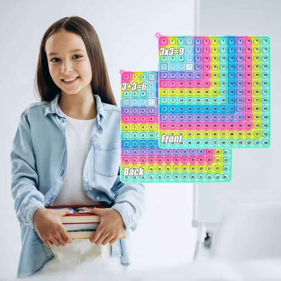 Multicolor Fidget Board™ - Forbedr dine matematiske færdigheder - Reken Fidget Board