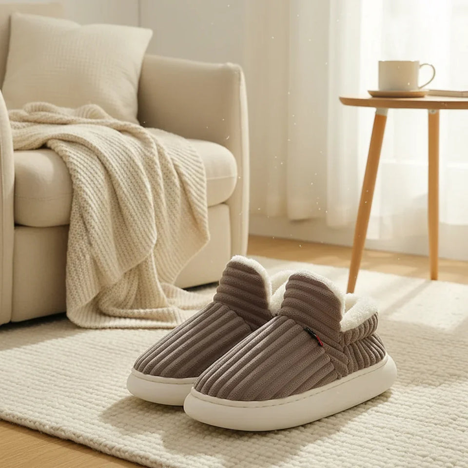WarmNest – Blød og varm – Skridsikre hjemmesko