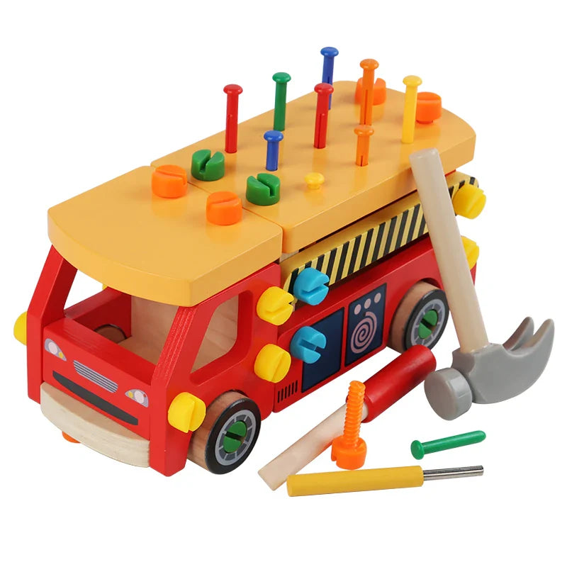 Woods™ - Feinmotorik und Koordination - Spielzeug-Bauwagen