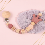 Personalized Pacifier Chain – Sikker & stilfuld – Personlig sutterkæde