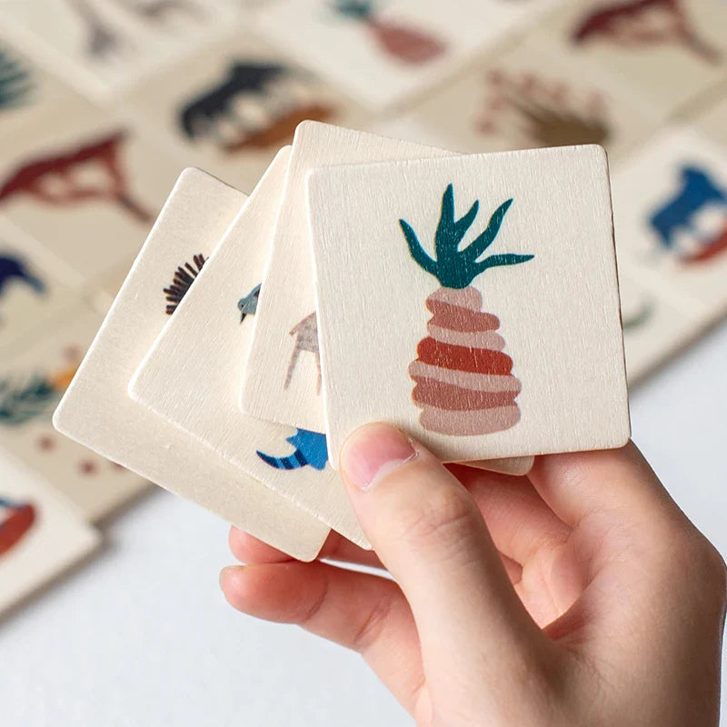 MemoryMatch – Holz & Lernspielzeug – Dschungel-Memory-Spiel