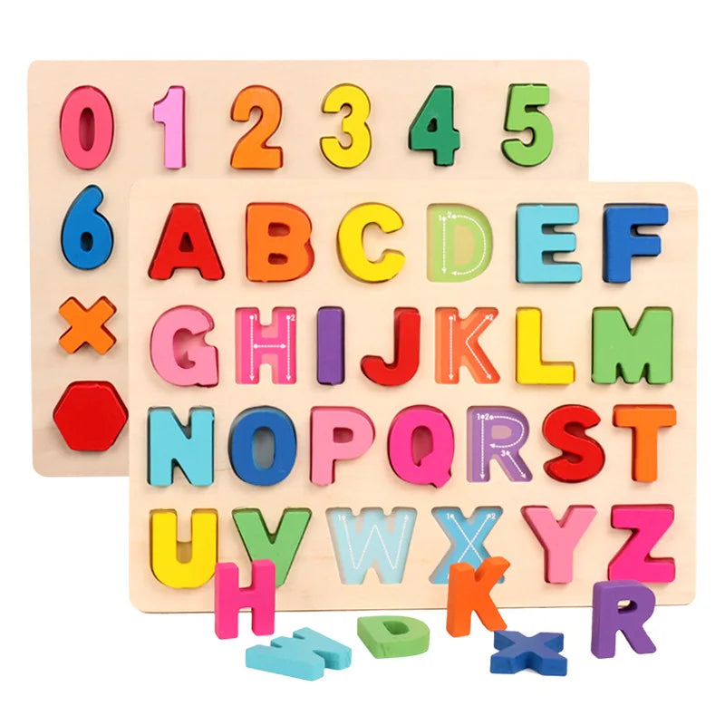 AlphaBlocks – Holz & Lernspielzeug – 3D-Buchstabenpuzzle