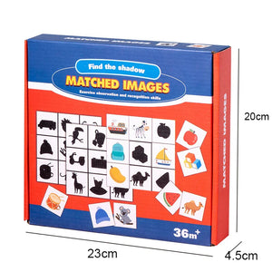 Shape Match Puzzle™ – Finde den Schatten - Sortierpuzzle aus Holz