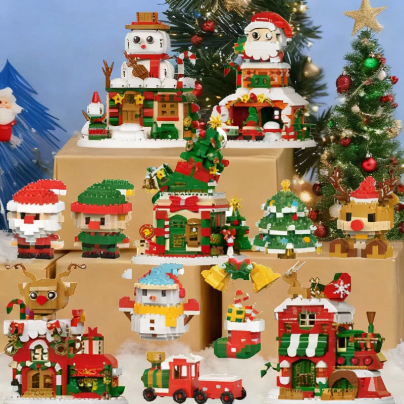 HolidayBlocks – Fröhlich & dekorativ – Weihnachts-Mini-Bausteine