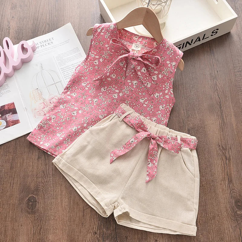 Kids Mini Monkey Blossom Mila Tank Set