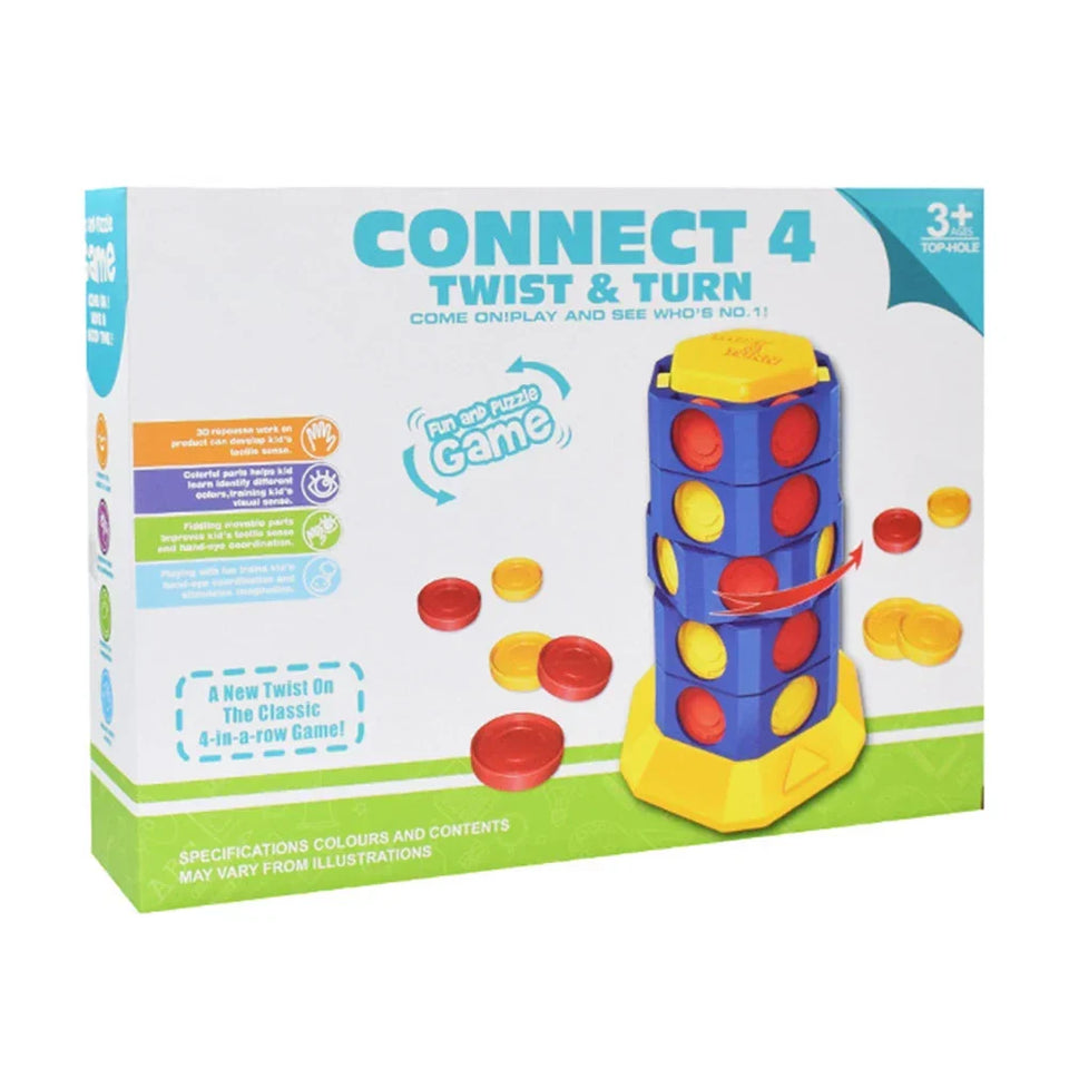 3D Connect 4™ - 3D Twist - fire på stribe