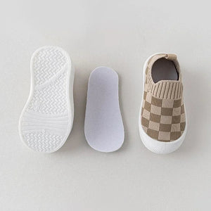 Mini Fashion™ - Geblocktes Muster - Flexibler Schlupfschuh