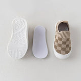 Mini Fashion™ - Geblocktes Muster - Flexibler Schlupfschuh