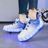 Light-Up Skate Shoes – LED & Komfortabel – Leuchtende Rollschuhe